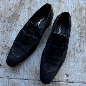 Casadel Dark Suede Loafers